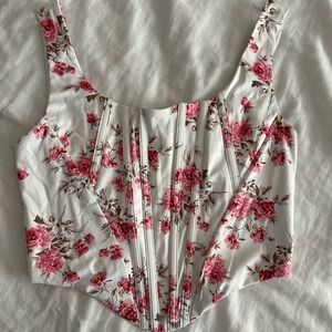 Floral Corset Top